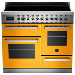 Bertazzoni Professional Series 100cm Electric Induction XG Range Cooker Yellow
